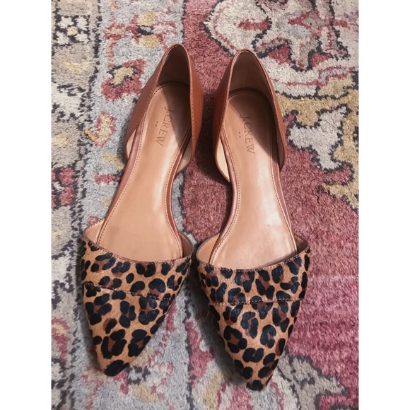 J. Crew Shoes - J. Crew leopard-print D’orsay flats